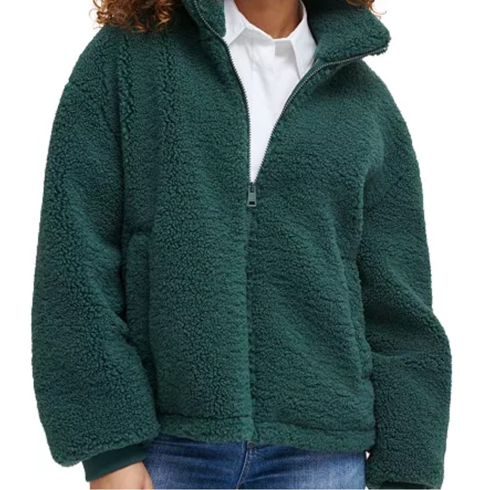 levi’s sherpa zip up jacket